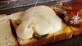 3 / mozzarella cheese toast - korean street food