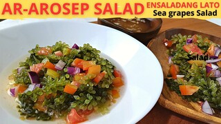 ENSALADANG LATO | Sea grape Salad | KINILAW Na LATO | Arosep Salad Recipe | Seaweed Grapes SALAD