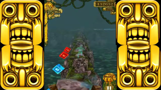 Temple Run GAmeplay Danger Guy