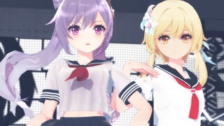 [Genshin Impact /MMD]JK QingQing&Gadis Peledak Yingbo