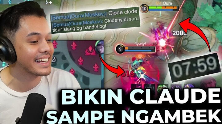 Demi CLODE Menit 8 Base Musuh Gw TROBOS!! Mending Tidur Aja CLODE!! - Mobile Legends