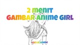 Only 2 Minutes, Utsukushi-sa Anime Girl Drawing Tutorial ~ Procreate Digital Art | Ipad, Video HD 4K