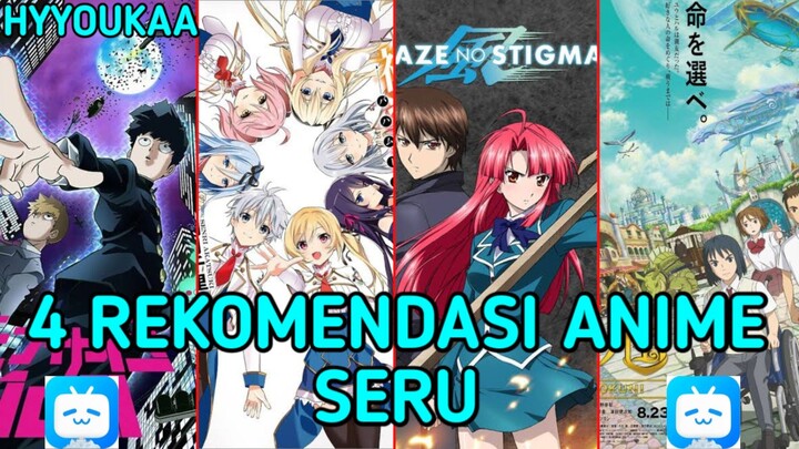 4 REKOMENDASI ANIME SERU