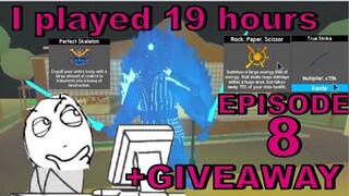 Episode 8" I played 19 hours to unlock PerfectSusanoo+GIVEAWAYWINNERS in Anime Fighting Simulator