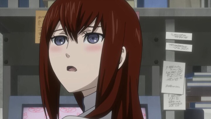 Aku melihat Kurisu menyikat @ch, ayo goda dia diam-diam~