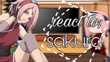 🍒 react to Sakura haruno 🍒 [pt 1]
