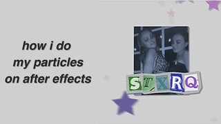particles tutorial for after effects