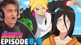 Boruto vs Hanabi! | Boruto Episode 8, 9 REACTION