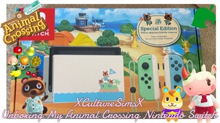 Unboxing My Animal Crossing Nintendo Switch 💕