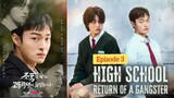 KMC High School Return of the Gangster Episode 3 English Dub #movie #koreandrama #kdrama #viral