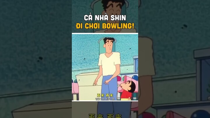 Gia đình Nohara và chuyến đi chơi bowling đầy bất ổn | Shin Cậu Bé Bút Chì | Xóm Anime