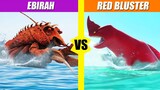 Ebirah vs Red Bluster (Sea Beast) | SPORE