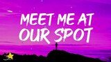 Christian French - Meet Me At Our Spot (Lyrics) | Caught a vibe