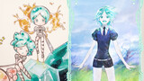 Painting the many forms of Phos (Land of the Lustrous)