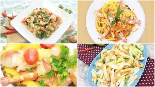 SALAD TÔM vừa ngon vừa đẹp cho bữa cơm thêm phần hấp dẫn | Feedy TV