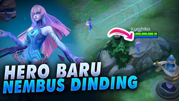 Hero Baru Novaria, Bisa Nembus Dinding, Bisa Gede in Hit Box Musuh - Novaria MLBB Test Server