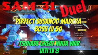 SAM 31 || TSUNADE V2 (GNW) VS PS. MADARA BOSS LV50 || NARUTO X BORUTO NINJA VOLTAGE||#UMARHUSNI #UHN