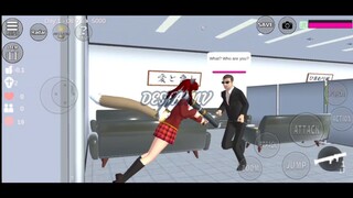 Rina fights the yakuza and almost dies