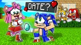 Sonic and Amy's ROMANTIC Minecraft DATE!! - Sonic Minecraft Stories