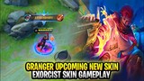 Granger Upcoming New Exorcist Skin | Perfect Gameplay | Mobile Legends: Bang Bang