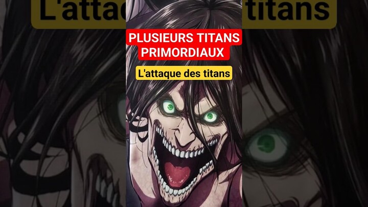 PLUSIEURS TITANS À LA FOIS, L'ATTAQUE DES TITANS #attackontitan #eren #aot #manga #erenjager #anime