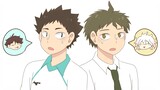 if haikyuu characters met danganronpa characters