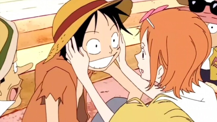 Luffy and Nami’s sweet moment. One Piece and One Piece