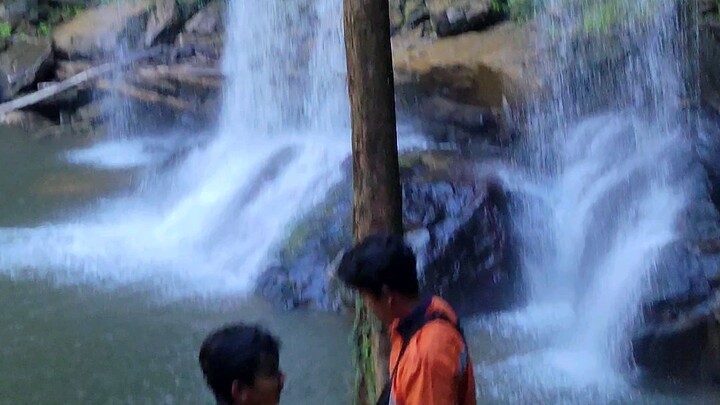 hidden gems, waterfall at very deep inside jungle