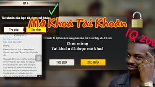 [Free Fire]Hưỡng Dẫn Mở Khoá Tài Khoản Bị Khoá Do Sử Dụng Phần Mềm Thứ 3 Với Các Bước Đơn Giản.