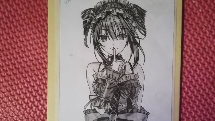 Drawing Kurumi Black and White stile | | BY RZY_ART enjoy :v
