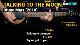 Talking to the Moon - Bruno Mars (2010) Easy Guitar Chords Tutorial with Lyrics