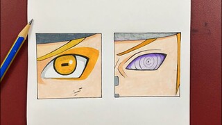 How to draw NARUTO VS PAIN step-by-step | Easy to draw