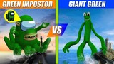 BOSS MONSTER Impostor  vs Giant Green (Rainbow Friends) | SPORE