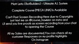 Matt Leitz (BotBuilders) Course Ultimate A.I. System Download