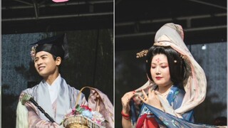 [Chen Yin] Turis Jerman bertemu Hanfu di musim semi |. Rekor lengkap pertunjukan Hanfu Festival Bung