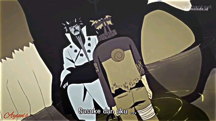 Sasuke dan Naruto dapat kekuatan baru dari hagoromo (Rikudo Senin) reinkarnasi Indra Ashura👋😁