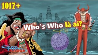 [One Piece 1017+]. Râu Đen đã cứu Who’s Who? Trái Ác Quỷ của Chính Phủ Thế Giới?