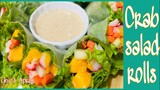 Crab Salad Rolls | Crab Rolls | Ghie’s Apron