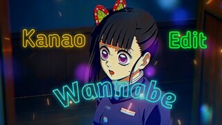 Kanao Wannabe Edit || Wannabe edit audio || Demon Slayer #demonslayer#edit