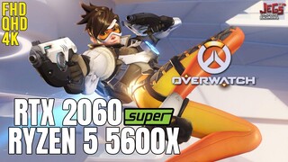 Overwatch on Ryzen 5 5600x + RTX 2060 Super 1080p, 1440p, 2160p benchmarks!