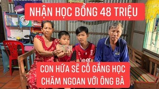 Trao tiền hỗ trợ học bổng 4 tháng cuối của năm 2020 cho gia đình cháu Phạm Phúc Vinh...!