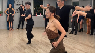 After the cowboy dance, the heart rate is 180 ~