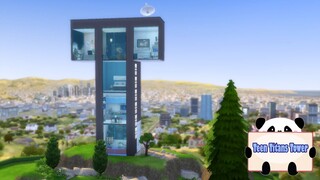 Building inspired by the Teen Titans Tower - TS4 [SPEED BUILD]