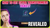 How To Get Extra Transfromers Ticket To Draw in the EVENT? Get Free skins | MLBB