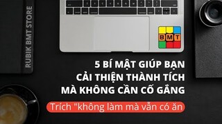 5 bí mật giúp bạn giải Rubik tốt hơn mà không cần cố gắng || RUBIK BMT (ft. Tuấn Tỉnh Táo)