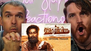 Aadujeevitham Trailer | Blessy | Prithviraj Sukumaran | AR Rahman | REACTION!!