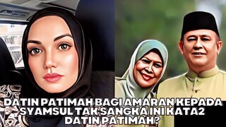 Datin Patimah Bagi Amaran Kepada Syamsul Tak Sangka Ini Kata2 Datin Patimah?