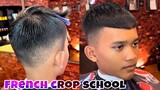 Gaya rambut french crop | natural cocok untuk anak sekolah