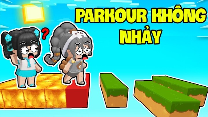 SAMMY CÙNG MÈO SIMMY THỬ THÁCH PARKOUR KHÔNG NHẢY SIÊU KHÓ TRONG LÀNG HERO TEAM MINI WORLD