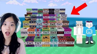 Aku & @AKUDAP Uji Coba TNT Paling Keren Di Minecraft!